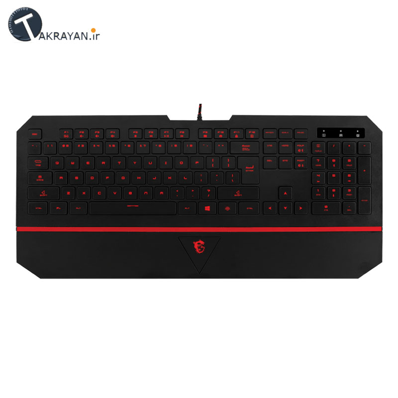 MSI DS4100 Gaming Keyboard with Persian Letters